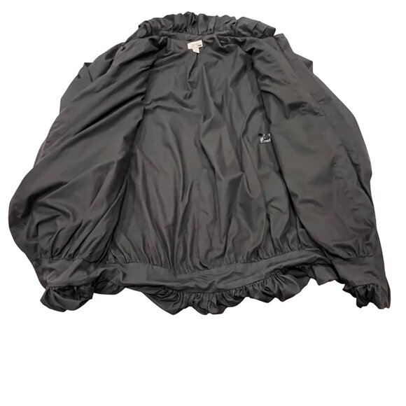 H&M Bubble Hem Zip Jacket, Pockets, Dark Gray, 4 - Picture 8 of 10